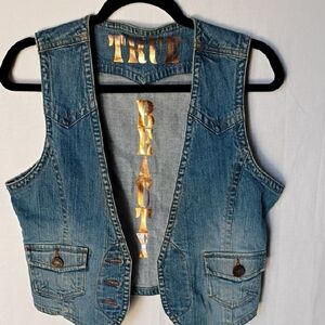 True Beauty Women's Vintage Vest Size 11/12  Retro 90's